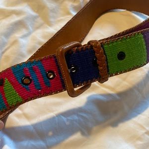 Vintage leather belt